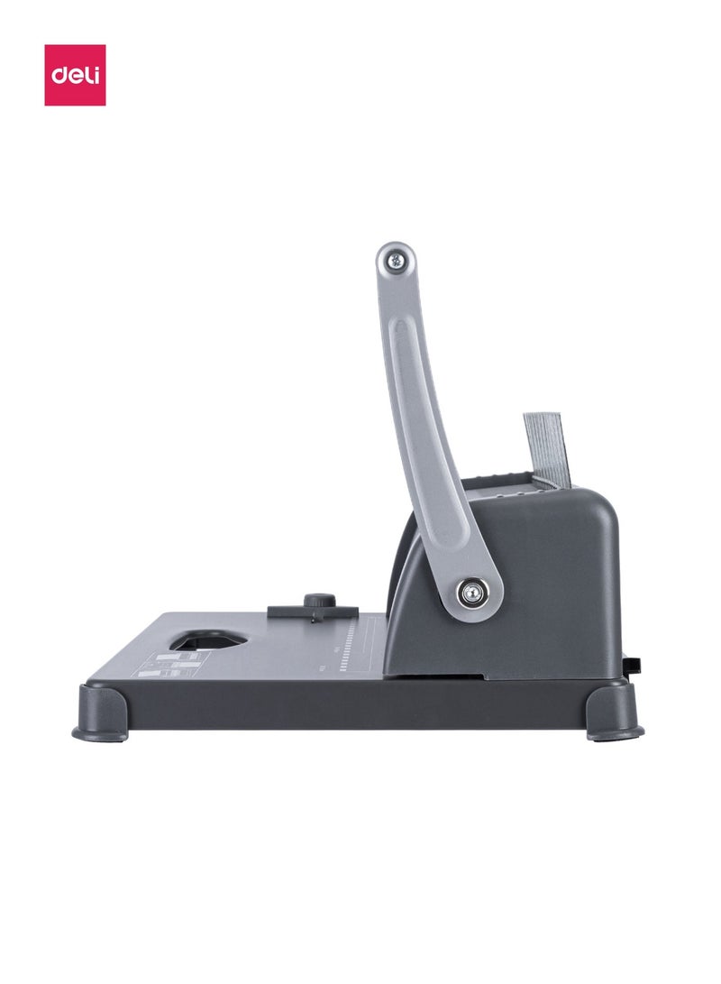 ديلي ماكينة تجليد بلاستيك A4 معدنية موديل 3871، تثقيب 12 ورقة، تجليد حتى 350 ورقة، ماكينة تجليد يدوية قوية - Image 4